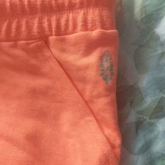 NWT ✨ Free People L neon coral skinny joggers - Picture 4 of 6